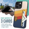 image:imageSmartish iPhone 11 Pro Wallet Case  Wallet Slayer Vol 2 Slim Protective Kickstand Credit Card Holder Silk  Black Tie AffairStriped Up