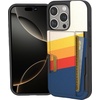 image:imageSmartish iPhone 11 Pro Wallet Case  Wallet Slayer Vol 2 Slim Protective Kickstand Credit Card Holder Silk  Black Tie AffairStriped Up