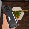 image:imageSmartish iPhone 11 Pro Wallet Case  Wallet Slayer Vol 2 Slim Protective Kickstand Credit Card Holder Silk  Black Tie AffairStriped Up