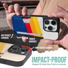 image:imageSmartish iPhone 11 Pro Wallet Case  Wallet Slayer Vol 2 Slim Protective Kickstand Credit Card Holder Silk  Black Tie AffairStriped Up
