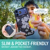 image:imageSmartish iPhone 11 Pro Wallet Case  Wallet Slayer Vol 2 Slim Protective Kickstand Credit Card Holder Silk  Black Tie AffairVery Cherry Blossom
