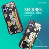 image:imageSmartish iPhone 11 Pro Wallet Case  Wallet Slayer Vol 2 Slim Protective Kickstand Credit Card Holder Silk  Black Tie AffairVery Cherry Blossom