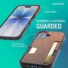 image:imageSmartish iPhone 11 Pro Wallet Case  Wallet Slayer Vol 2 Slim Protective Kickstand Credit Card Holder Silk  Black Tie AffairWalnut Woods