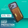 image:imageSmartish iPhone 11 Pro Wallet Case  Wallet Slayer Vol 2 Slim Protective Kickstand Credit Card Holder Silk  Black Tie AffairWalnut Woods