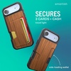 image:imageSmartish iPhone 11 Pro Wallet Case  Wallet Slayer Vol 2 Slim Protective Kickstand Credit Card Holder Silk  Black Tie AffairWalnut Woods