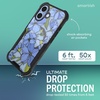 image:imageSmartish iPhone 12 Pro Max Armor Case  Gripzilla Rugged  Protective Slim Tough Grip Cover  Black Tie AffairBlue Blossoms