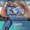 image:imageSmartish iPhone 12 Pro Max Armor Case  Gripzilla Rugged  Protective Slim Tough Grip Cover  Black Tie AffairBlue Blossoms