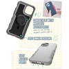 image:imageSmartish iPhone 12 Pro Max Armor Case  Gripzilla Rugged  Protective Slim Tough Grip Cover  Black Tie AffairGray Area