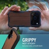 image:imageSmartish iPhone 12 Pro Max Armor Case  Gripzilla Rugged  Protective Slim Tough Grip Cover  Black Tie AffairWalnut Woods