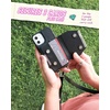 image:imageSmartish iPhone 1212 Pro Crossbody Case for Women  Dancing Queen PurseClutch with Detachable Strap amp Card Holder  Stiletto BlackSilverSecret Menu