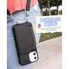 image:imageSmartish iPhone 1212 Pro Crossbody Case for Women  Dancing Queen PurseClutch with Detachable Strap amp Card Holder  Stiletto BlackSilverStiletto BlackSilver