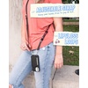 image:imageSmartish iPhone 1212 Pro Crossbody Case for Women  Dancing Queen PurseClutch with Detachable Strap amp Card Holder  Stiletto BlackSilverStiletto BlackSilver