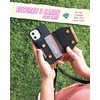 image:imageSmartish iPhone 1212 Pro Crossbody Case for Women  Dancing Queen PurseClutch with Detachable Strap amp Card Holder  Stiletto BlackSilverStiletto BlackGold