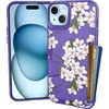 image:imageSmartish iPhone 15 Plus Wallet Case  Wallet Slayer Vol 1 Slim  Protective Credit Card Holder  Drop Tested Hidden Credit Card Slot Cover for Apple iPhone 15 Plus  Black Tie AffairVery Cherry Blossom