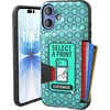 image:imageSmartish iPhone 15 Plus Wallet Case  Wallet Slayer Vol 1 Slim  Protective Credit Card Holder  Drop Tested Hidden Credit Card Slot Cover for Apple iPhone 15 Plus  Black Tie AffairMore Prints