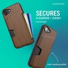 image:imageSmartish iPhone 15 Plus Wallet Case  Wallet Slayer Vol 1 Slim  Protective Credit Card Holder  Drop Tested Hidden Credit Card Slot Cover for Apple iPhone 15 Plus  Black Tie AffairWalnut Woods