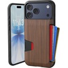 image:imageSmartish iPhone 15 Plus Wallet Case  Wallet Slayer Vol 1 Slim  Protective Credit Card Holder  Drop Tested Hidden Credit Card Slot Cover for Apple iPhone 15 Plus  Black Tie AffairWalnut Woods