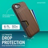 image:imageSmartish iPhone 15 Plus Wallet Case  Wallet Slayer Vol 1 Slim  Protective Credit Card Holder  Drop Tested Hidden Credit Card Slot Cover for Apple iPhone 15 Plus  Black Tie AffairWalnut Woods