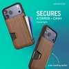 image:imageSmartish iPhone 15 Plus Wallet Case  Wallet Slayer Vol 1 Slim  Protective Credit Card Holder  Drop Tested Hidden Credit Card Slot Cover for Apple iPhone 15 Plus  Black Tie AffairWalnut Woods