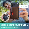 image:imageSmartish iPhone 15 Plus Wallet Case  Wallet Slayer Vol 1 Slim  Protective Credit Card Holder  Drop Tested Hidden Credit Card Slot Cover for Apple iPhone 15 Plus  Black Tie AffairWalnut Woods