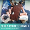 image:imageSmartish iPhone 15 Plus Wallet Case  Wallet Slayer Vol 1 Slim  Protective Credit Card Holder  Drop Tested Hidden Credit Card Slot Cover for Apple iPhone 15 Plus  Black Tie AffairWalnut Woods