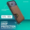 image:imageSmartish iPhone 15 Plus Wallet Case  Wallet Slayer Vol 1 Slim  Protective Credit Card Holder  Drop Tested Hidden Credit Card Slot Cover for Apple iPhone 15 Plus  Black Tie AffairWalnut Woods