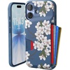 image:imageSmartish iPhone 15 Plus Wallet Case  Wallet Slayer Vol 1 Slim  Protective Credit Card Holder  Drop Tested Hidden Credit Card Slot Cover for Apple iPhone 15 Plus  Black Tie AffairVery Cherry Blossom