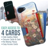 image:imageSmartish iPhone 15 Plus Wallet Case  Wallet Slayer Vol 1 Slim  Protective Credit Card Holder  Drop Tested Hidden Credit Card Slot Cover for Apple iPhone 15 Plus  Black Tie AffairWildflower Fields