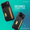 image:imageSmartish iPhone 17 Pro Wallet Case  Phone Grip Finger Loop  Wallet Slayer Vol 2 Slim  Protective Credit Card Holder  Pop Out Ring Kickstand for Apple iPhone 17 Pro  Black Tie Affair