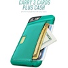 image:imageSmartish iPhone 66s Wallet Case  Wallet Slayer Vol 2 Slim Protective Credit Card Holder for Apple iPhone 6s6 Silk  Gunmetal GrayPacific Green