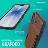 image:imageSmartish iPhone 78  SE Wallet Case  Wallet Slayer Vol 1 Slim  Protective Credit Card Holder  Drop Tested Hidden Credit Card Slot Cover for Apple iPhone 78  SE  Black Tie AffairWalnut Woods