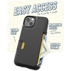 image:imageSmartish iPhone 78  SE Wallet Case  Wallet Slayer Vol 1 Slim  Protective Credit Card Holder  Drop Tested Hidden Credit Card Slot Cover for Apple iPhone 78  SE  Black Tie AffairBlack Tie Affair