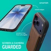 image:imageSmartish iPhone 78  SE Wallet Case  Wallet Slayer Vol 1 Slim  Protective Credit Card Holder  Drop Tested Hidden Credit Card Slot Cover for Apple iPhone 78  SE  Black Tie AffairWalnut Woods