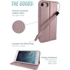 image:imageSmartish iPhone SE Wallet Case  Keeper of The Things  Folio Wallet Synthetic Leather Portfolio Flip Credit Card Cover with Kickstand for iPhone 78SE Silk  Black Tie AffairRose All Day