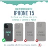 image:imageSmartish iPhone17 Wallet Case  Wallet Slayer Vol 2 Slim  Protective Credit Card Holder wKickstand  Drop Tested Hidden Card Slot Cover for Apple iPhone17  Walnut WoodsLeaf Me Alone