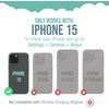 image:imageSmartish iPhone17 Wallet Case  Wallet Slayer Vol 2 Slim  Protective Credit Card Holder wKickstand  Drop Tested Hidden Card Slot Cover for Apple iPhone17  Walnut WoodsBlack Tie Affair