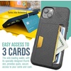 image:imageSmartish iPhone17 Wallet Case  Wallet Slayer Vol 2 Slim  Protective Credit Card Holder wKickstand  Drop Tested Hidden Card Slot Cover for Apple iPhone17  Walnut WoodsBlack Tie Affair