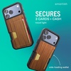 image:imageSmartish iPhone17 Wallet Case  Wallet Slayer Vol 2 Slim  Protective Credit Card Holder wKickstand  Drop Tested Hidden Card Slot Cover for Apple iPhone17  Walnut WoodsWalnut Woods