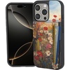 image:imageSmartish iPhone17 Wallet Case  Wallet Slayer Vol 2 Slim  Protective Credit Card Holder wKickstand  Drop Tested Hidden Card Slot Cover for Apple iPhone17  Walnut WoodsWildflower Fields