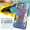 image:imageSmartish iPhone17 Wallet Case  Wallet Slayer Vol 2 Slim  Protective Credit Card Holder wKickstand  Drop Tested Hidden Card Slot Cover for Apple iPhone17  Walnut WoodsSpaced Out
