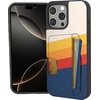 image:imageSmartish iPhone17 Wallet Case  Wallet Slayer Vol 2 Slim  Protective Credit Card Holder wKickstand  Drop Tested Hidden Card Slot Cover for Apple iPhone17  Walnut WoodsStriped Up