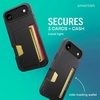 image:imageSmartish iPhone17 Wallet Case  Wallet Slayer Vol 2 Slim  Protective Credit Card Holder wKickstand  Drop Tested Hidden Card Slot Cover for Apple iPhone17  Walnut WoodsMore Prints