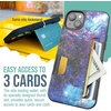 image:imageSmartish iPhone17 Wallet Case  Wallet Slayer Vol 2 Slim  Protective Credit Card Holder wKickstand  Drop Tested Hidden Card Slot Cover for Apple iPhone17  Walnut WoodsSpaced Out