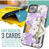 image:imageSmartish iPhone17 Wallet Case  Wallet Slayer Vol 2 Slim  Protective Credit Card Holder wKickstand  Drop Tested Hidden Card Slot Cover for Apple iPhone17  Walnut WoodsVery Cherry Blossom
