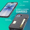 image:imageSmartish iPhone17 Wallet Case  Wallet Slayer Vol 2 Slim  Protective Credit Card Holder wKickstand  Drop Tested Hidden Card Slot Cover for Apple iPhone17  Walnut WoodsMore Prints