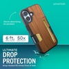 image:imageSmartish iPhone17 Wallet Case  Wallet Slayer Vol 2 Slim  Protective Credit Card Holder wKickstand  Drop Tested Hidden Card Slot Cover for Apple iPhone17  Walnut WoodsWalnut Woods
