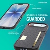 image:imageSmartish iPhone17 Wallet Case  Wallet Slayer Vol 2 Slim  Protective Credit Card Holder wKickstand  Drop Tested Hidden Card Slot Cover for Apple iPhone17  Walnut WoodsMore Prints