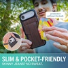 image:imageSmartish iPhone17 Wallet Case  Wallet Slayer Vol 2 Slim  Protective Credit Card Holder wKickstand  Drop Tested Hidden Card Slot Cover for Apple iPhone17  Walnut WoodsWalnut Woods