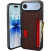 image:imageSmartish iPhone17 Wallet Case  Wallet Slayer Vol 2 Slim  Protective Credit Card Holder wKickstand  Drop Tested Hidden Card Slot Cover for Apple iPhone17  Walnut WoodsWalnut Woods