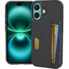 image:imageSmartish iPhone17 Wallet Case  Wallet Slayer Vol 2 Slim  Protective Credit Card Holder wKickstand  Drop Tested Hidden Card Slot Cover for Apple iPhone17  Walnut WoodsBlack Tie Affair
